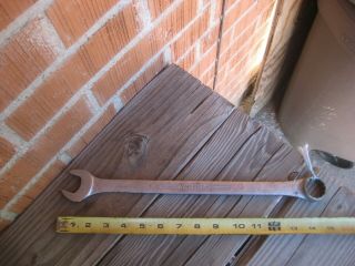 1960s Vintage Williams Superrench 1 " Combination Wrench 1170 X 12 Point Usa