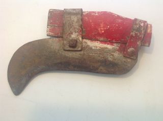 Vintage Collins Scythe Brush Hook Cutter Axe/knife Made In Usa