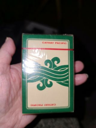Vintage Airlines Playing Deck Of Cards Set Box Cathay Pacific