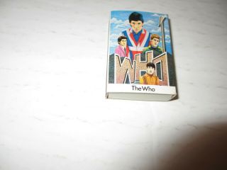 The Who Blondie Debbie Matches Matchbook Rare From Spain Pop At The Top