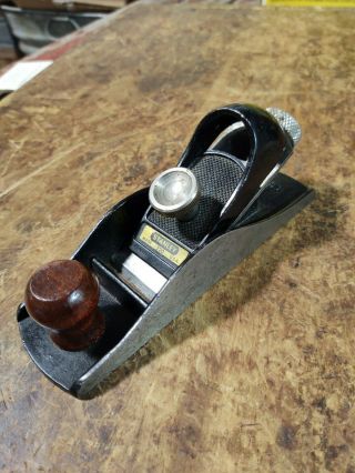 Stanley Block Plane 220 Low Angle Woodworking 7 " Cabinetry Woodworking
