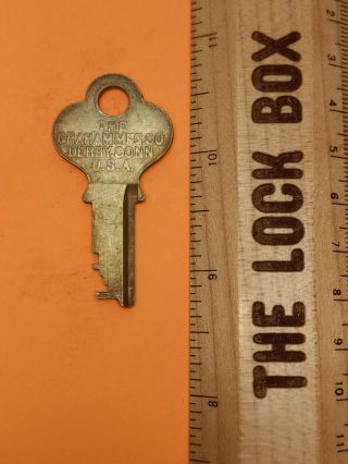 Antique Eagle Lock Co.  Steamer Trunk Lock Key 022U48 2