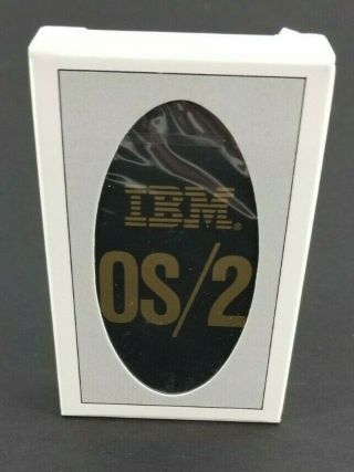 Vintage Ibm Os/2 Deluxe Playing Cards Vtg
