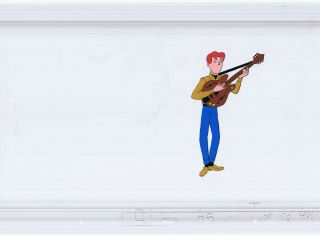 Archie Art Painted Animation Production Cel No Lips A5 4001