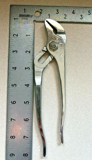 Vintage Diamond Horseshoe Tool Co.  (hl18) Diamalloy 8 " Groove - Joint Pliers Usa
