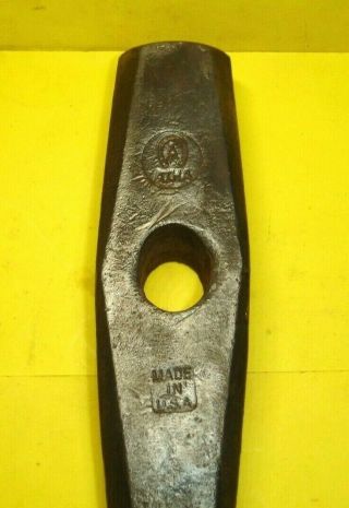 Vintage Atha No 750 6 Lb Sledge Hammer 7” Long 1 5/8” Faces Usa Horseshoe