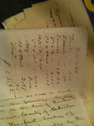 ANTIQUE DOCUMENT HANDWRITTEN DEED 1864 BALLY CHITTENDEN COUNTY VERMONT BOX107 2