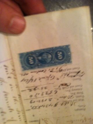 ANTIQUE DOCUMENT HANDWRITTEN DEED 1864 BALLY CHITTENDEN COUNTY VERMONT BOX107 3