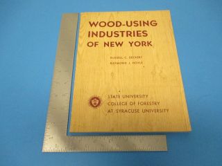 Vintage 1956 Wood - Using Industries Of York Forestry College 124 - Pg Book M175
