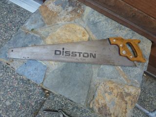 Disston Hand Saw Model D - 23 Blade 8 Point 28 " Overall Crosscut Saw