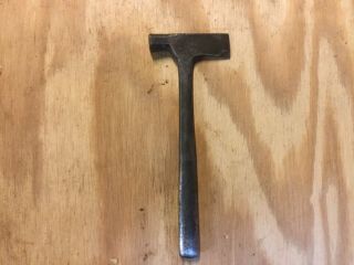 Cool Vintage Small 6 Oz Metal Square Faced Hammer Hatchet Axe 7” Long