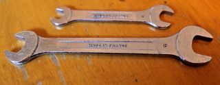 2 VINTAGE RENAULT Toolkit Wrench MADE IN FRANCE 2