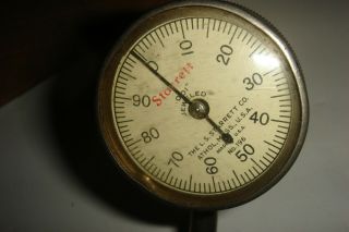 Vintage Starrett No.  196 Test Dial Indicator.  001 & Attachments Machinist Tools 3