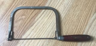 Vintage The Parker Line No.  55 Coping Hand Hack Saw Tool Wood Cutting Thin Wide