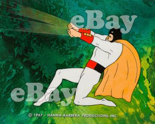 Rare Space Ghost Cartoon Color Tv Photo Hanna Barbera Studios