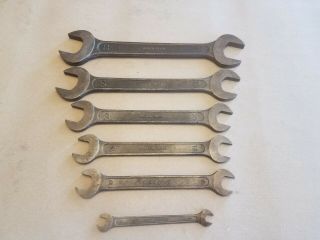 Vintage 6 - Piece Metric Combination Wrench Set.  Made In Poland