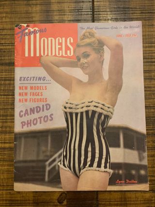 1950 Famous Models Marilyn Monroe Sono Osato Barbara Nichols Bunny Yeager,