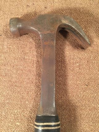 Vintage Estwing 16 OZ Claw Hammer with taped up handle USA 2