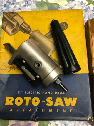 Vintage Craftsman 1/4 " Electric Hand Drill Roto - Saw Attachment Model 605.  25080