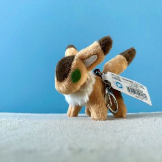 Nausicaa Teto / Fox Squirrel Doll Official Plush Toy Keyring Clip
