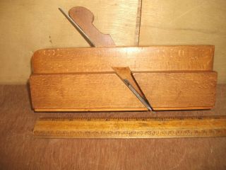 T58 Antique Wood Molding Plane A.  Cumings Boston 6/8 Boxed Beading
