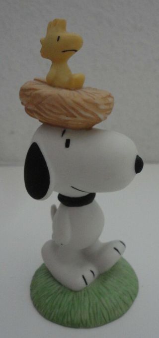 Peanuts Snoopy & Woodstock Westland Giftware Porcelain Figurine 8338