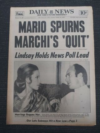 October 28,  1969 York Daily News Newspaper