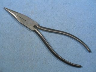 Vintage Utica No.  485 - A 7 " Duck Bill Bell System Pliers Made In Usa