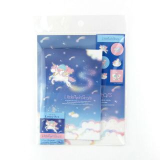 Sanrio Japan Little Twin Stars Letter Writing Memo Paper Envelopes Stickers Set