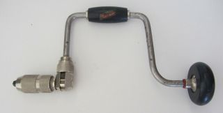 Stanley Handyman Hand Brace Drill No H1253 Usa Ratchet Hand Drill Auger Bit Tool