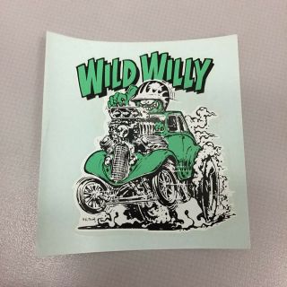 Collectible Vintage Rat Fink Ed Roth Wild Willy Water Slide Decal