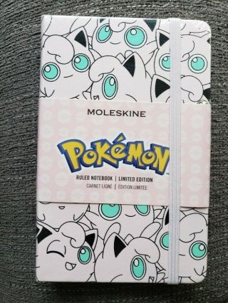 Pokemon Moleskin Ruled Notebook - Limited Edition - Jigglypuff -