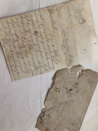 Antique Historical 1887 Handwritten Letter From 8 Year Old Boy