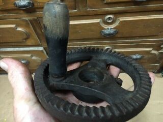 Champion Blower Forge Mod.  98 Antique Post Drill Press Advance Gear With Handle