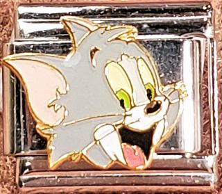 Tom & Jerry of 10 Licensed Casa D ' Oro 9mm Italian Charms 2
