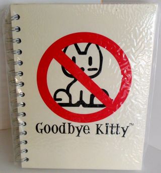 Hello Kitty Spoof Goodbye Kitty Spiral Notebook David And Goliath Gag Gift Weird