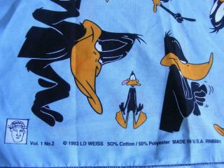 Daffy Duck Bandanna 1993 Bandaroos Looney Tunes Warner Bros Cartoon Scarf USA 2