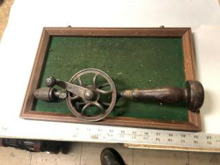 Machinist Tools Lathe Mill Vintage Antique Goodall Pratt Egg Beater Drill
