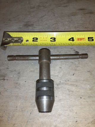 Vintage Craftsman Tools No.  4066 Tap Wrench Sliding T - Handle Made In Usa