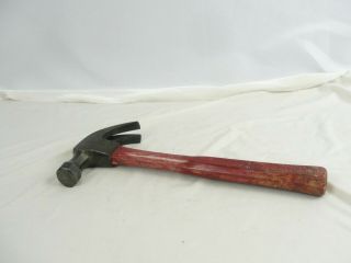Vintage Plumb F - 55 Claw Hammer With Red Fiber - Glass Handle,  Mid 1950 