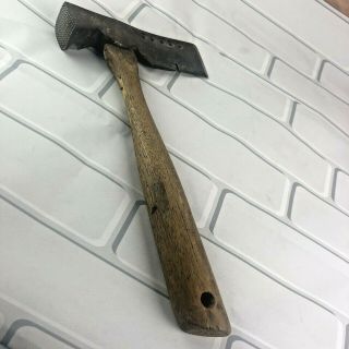 Vintage Plumb Roofing Half Hatchet Axe Octagon Hammer W/nail Puller