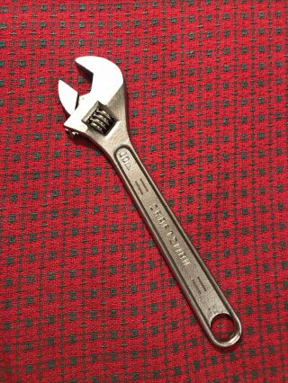 Vintage =craftsman= 10 " Adjustable Wrench Forged Alloy Made In Usa