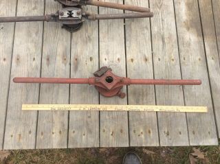 The Nye Pipe Thread / Cutter,  Red,  With Parts,  Rustic Industrial Tool