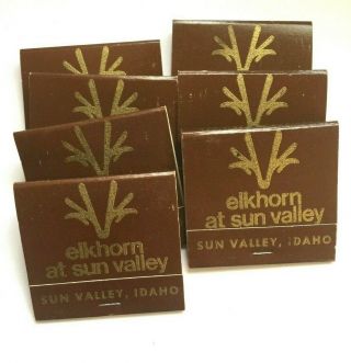 7 Elkhorn At Sun Valley Idaho Matchbooks Matches Village Inn & Condominiums