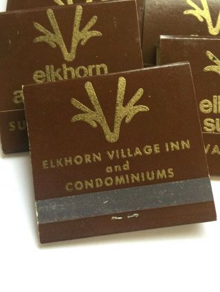 7 Elkhorn at Sun Valley Idaho Matchbooks Matches Village Inn & Condominiums 3
