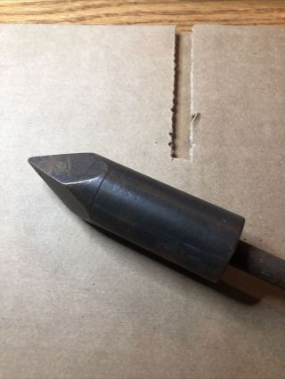 Vintage Soldering Iron; Wood Handle Tool 12 