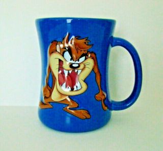 Taz Coffee Cup Mug Looney Tunes 2005 Warner Bros.  3 D
