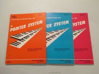 3 Vintage Book 1 3 4 Learn To Play Hammond Organ With Pointer System Sheet Music
