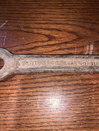 Vintage M.  Klein & Sons CAT 3146 Lineman ' s Bell System Telephone Wrench 2