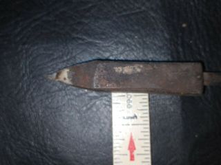Vintage Soldering Iron; Wood Handle Tool 12 